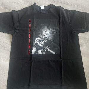 Supreme Black T-Shirt with Red Box Logo